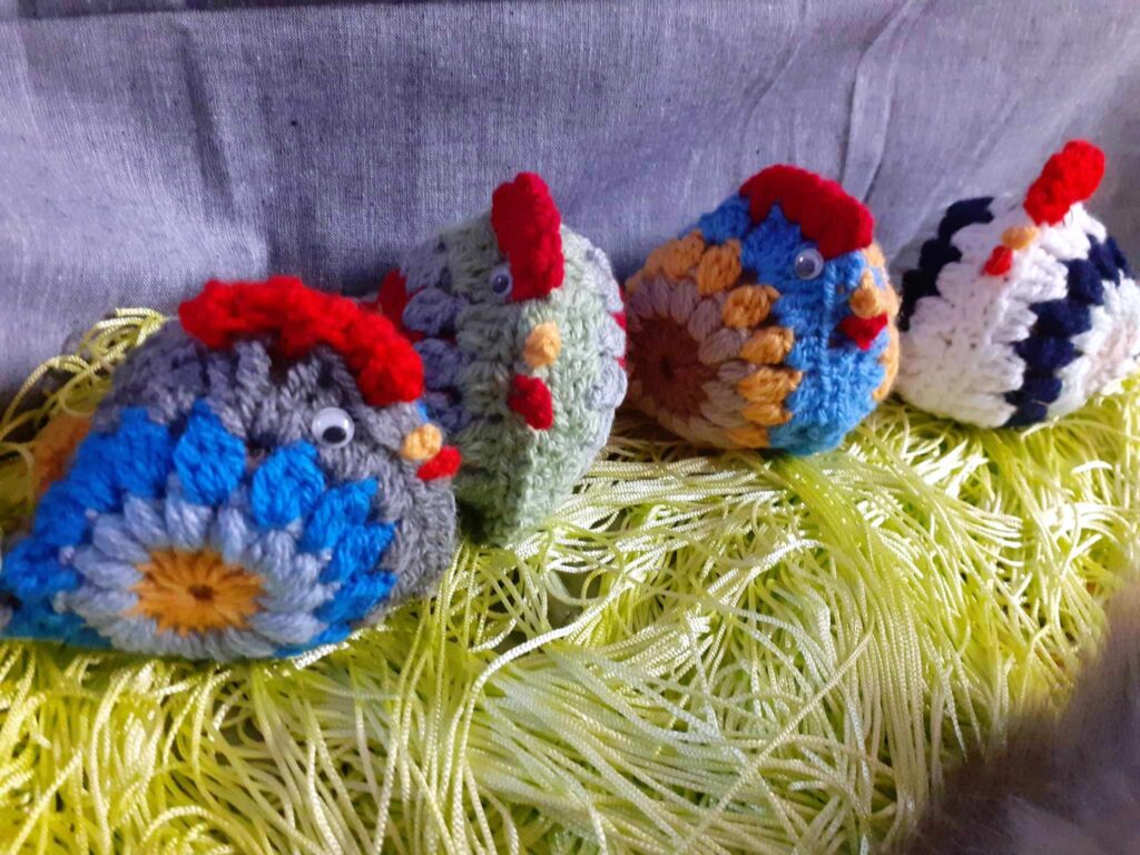 poule en crochet